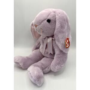 TY Beanie Buddy FLOPPITY the Purple Bunny (14 inch)  Stuffed Animal Toy
